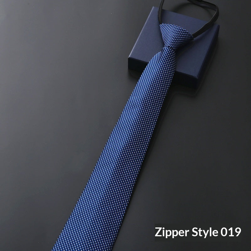 Mens Business Formal Zipper Ties