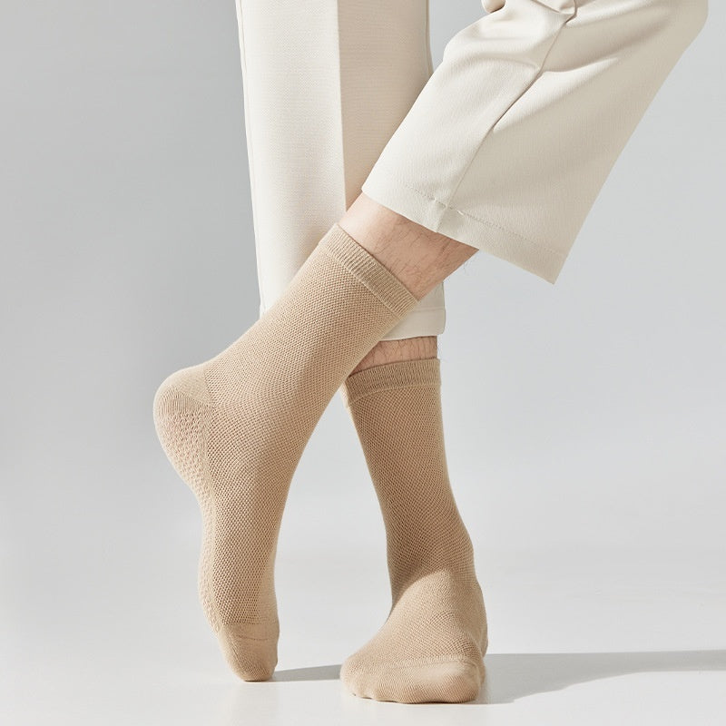 Pure Cotton Long Business Socks