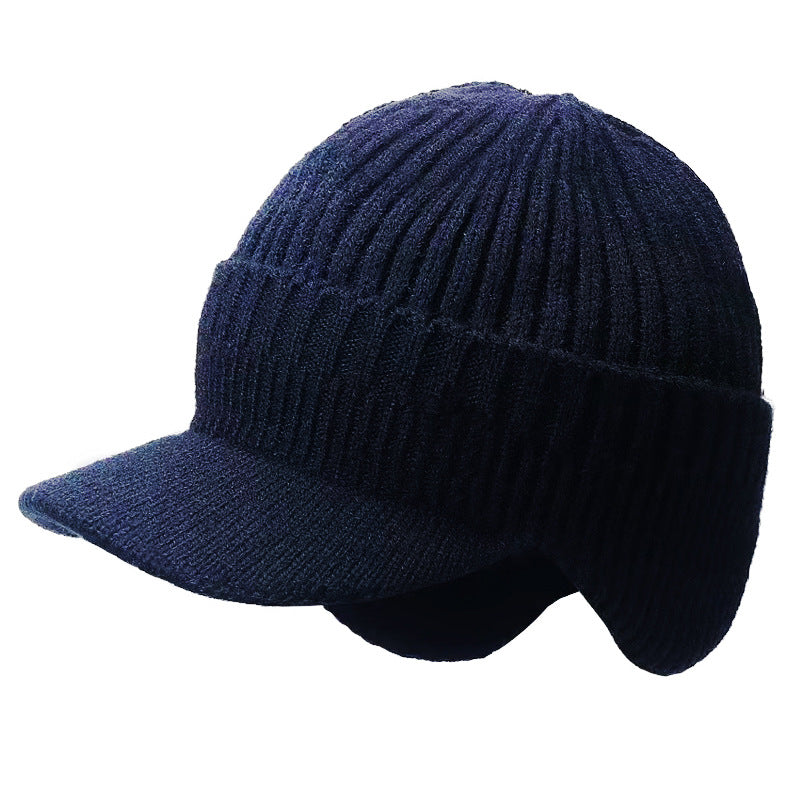 Thick Knitted Earflap Beanie