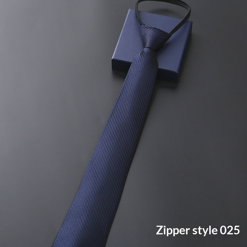 Mens Business Formal Zipper Ties