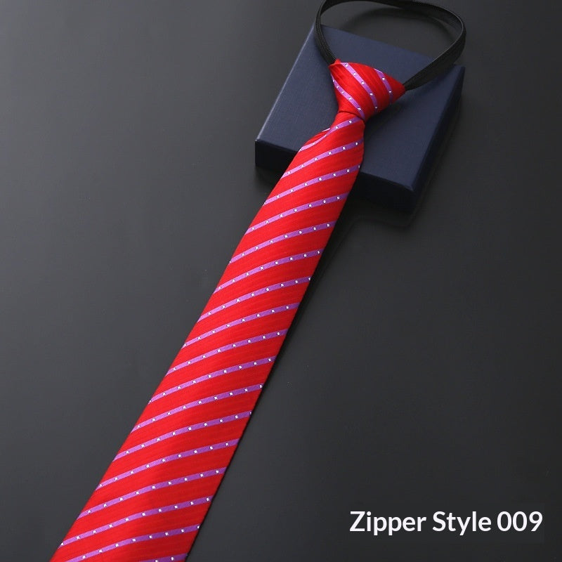 Mens Business Formal Zipper Ties