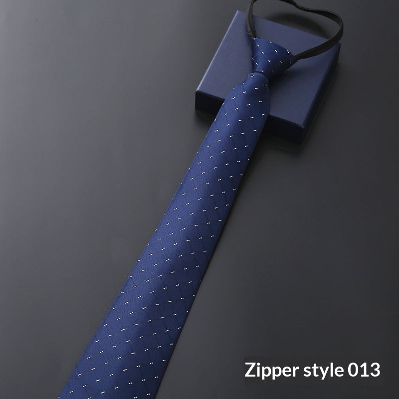 Mens Business Formal Zipper Ties