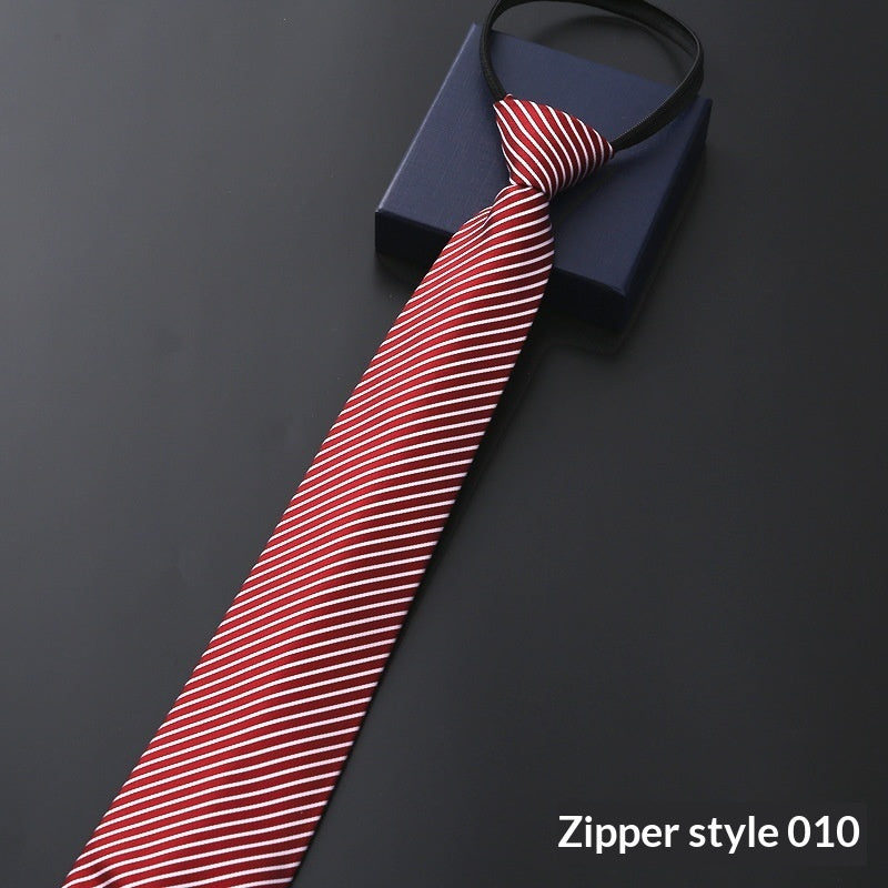 Mens Business Formal Zipper Ties