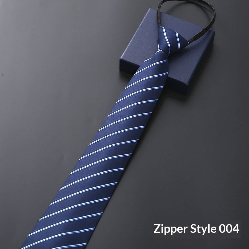 Mens Business Formal Zipper Ties