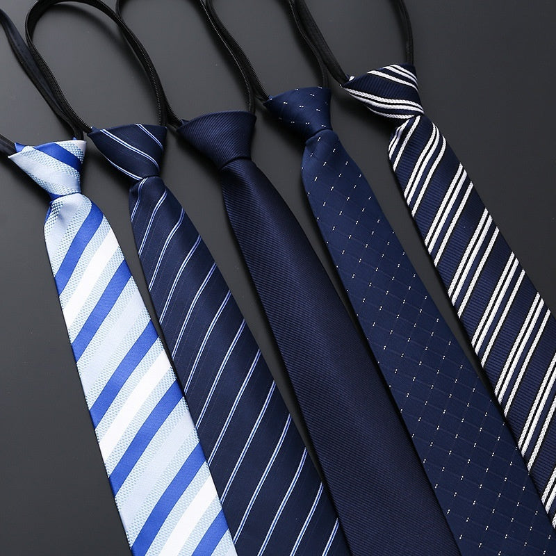 Mens Business Formal Zipper Ties