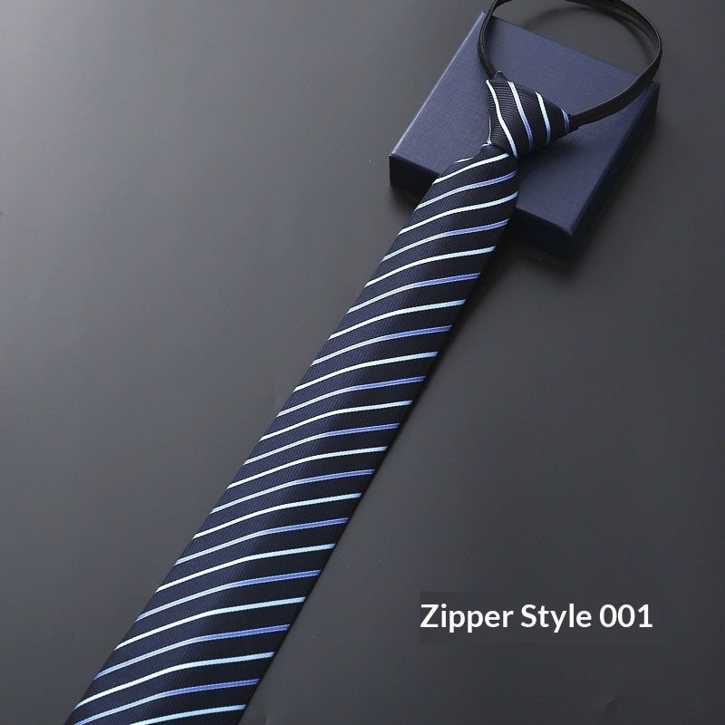 Mens Business Formal Zipper Ties