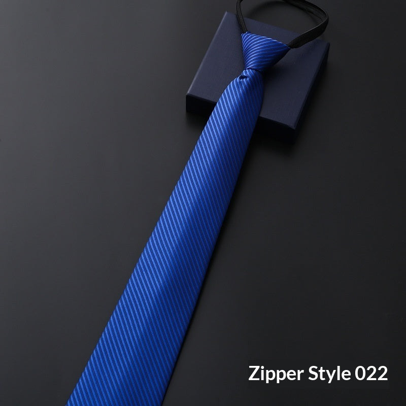 Mens Business Formal Zipper Ties
