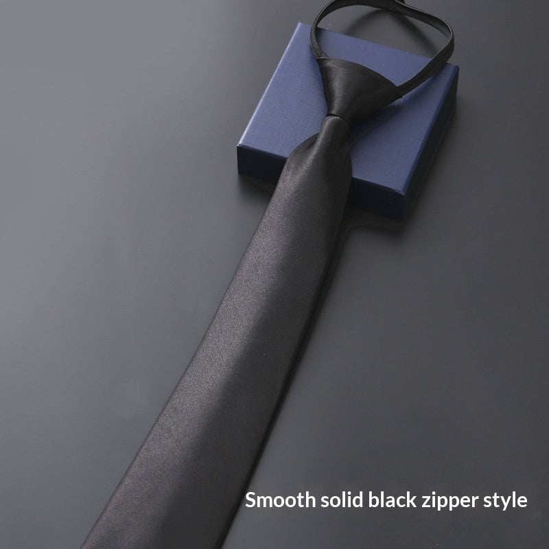 Mens Business Formal Zipper Ties
