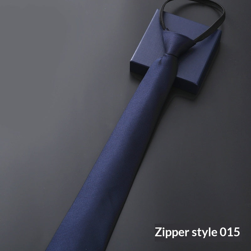 Mens Business Formal Zipper Ties