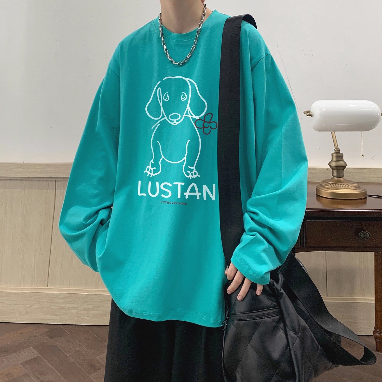Cartoon Puppy Long Sleeve T-shirt
