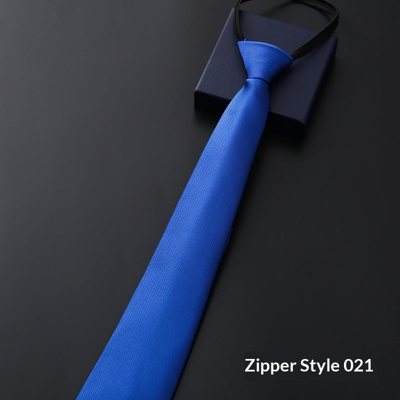 Mens Business Formal Zipper Ties