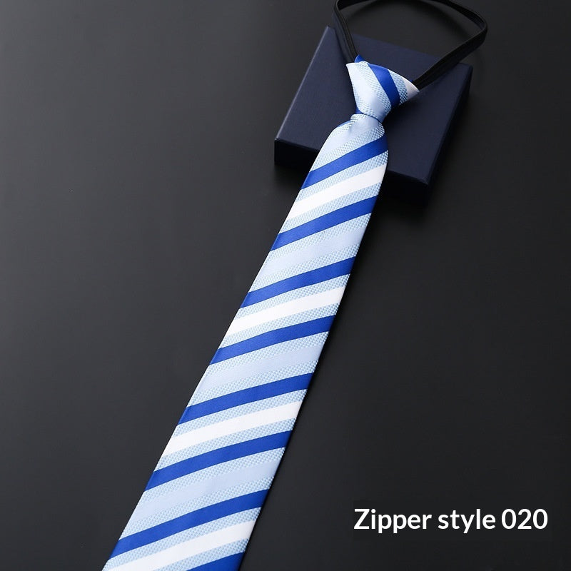 Mens Business Formal Zipper Ties