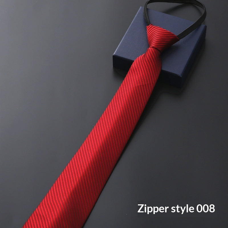 Mens Business Formal Zipper Ties