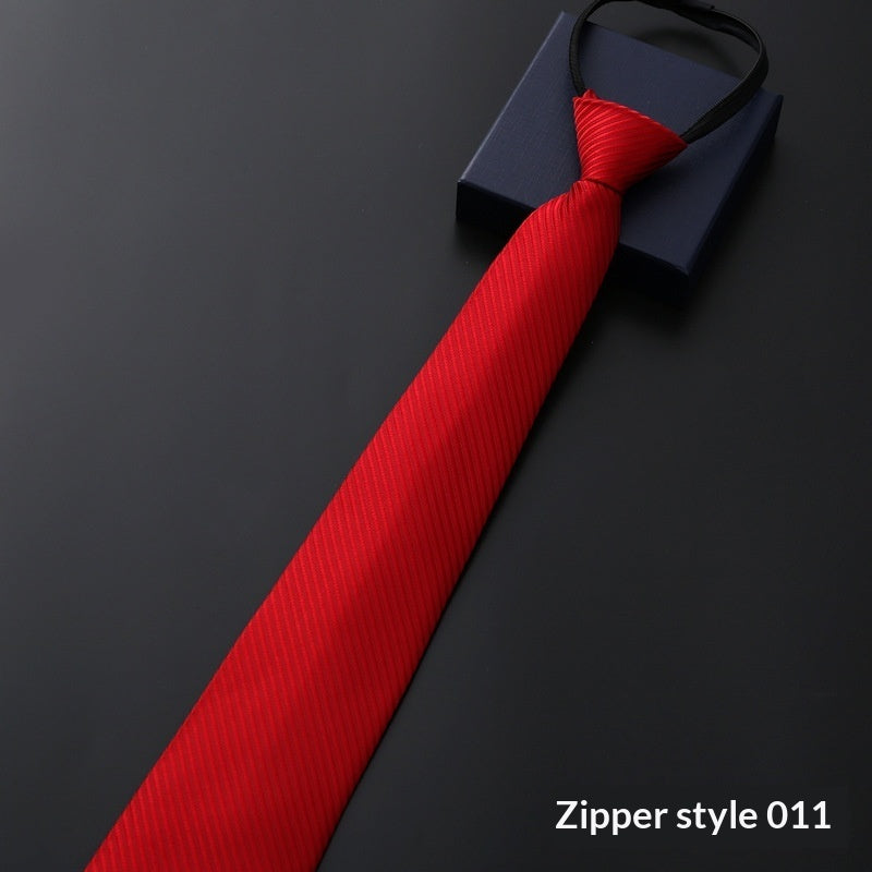 Mens Business Formal Zipper Ties