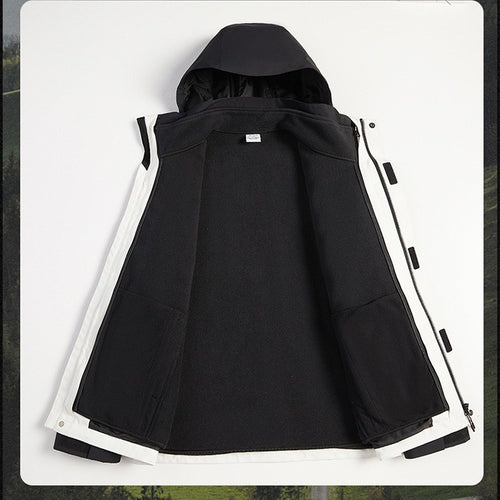 Detachable Windproof And Waterproof 3-in-1 Winter Two-Piece Set For Men And Women