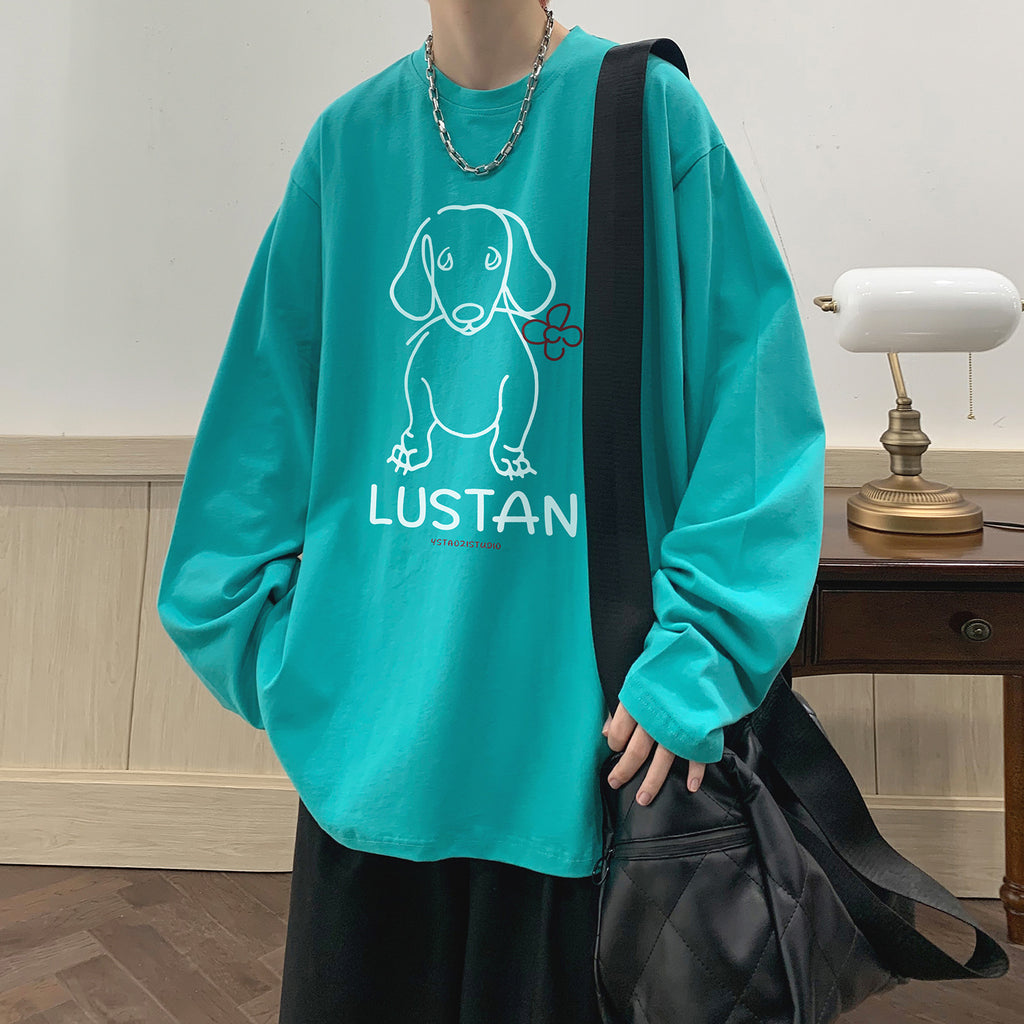Cartoon Puppy Long Sleeve T-shirt