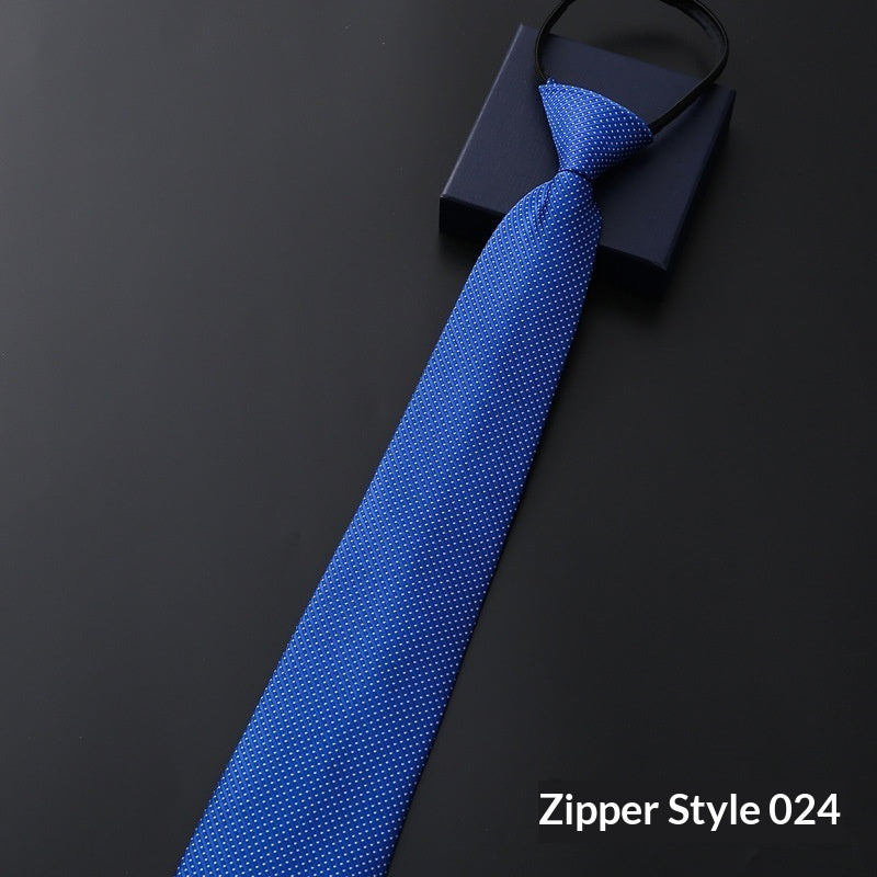 Mens Business Formal Zipper Ties