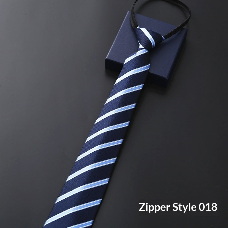 Mens Business Formal Zipper Ties