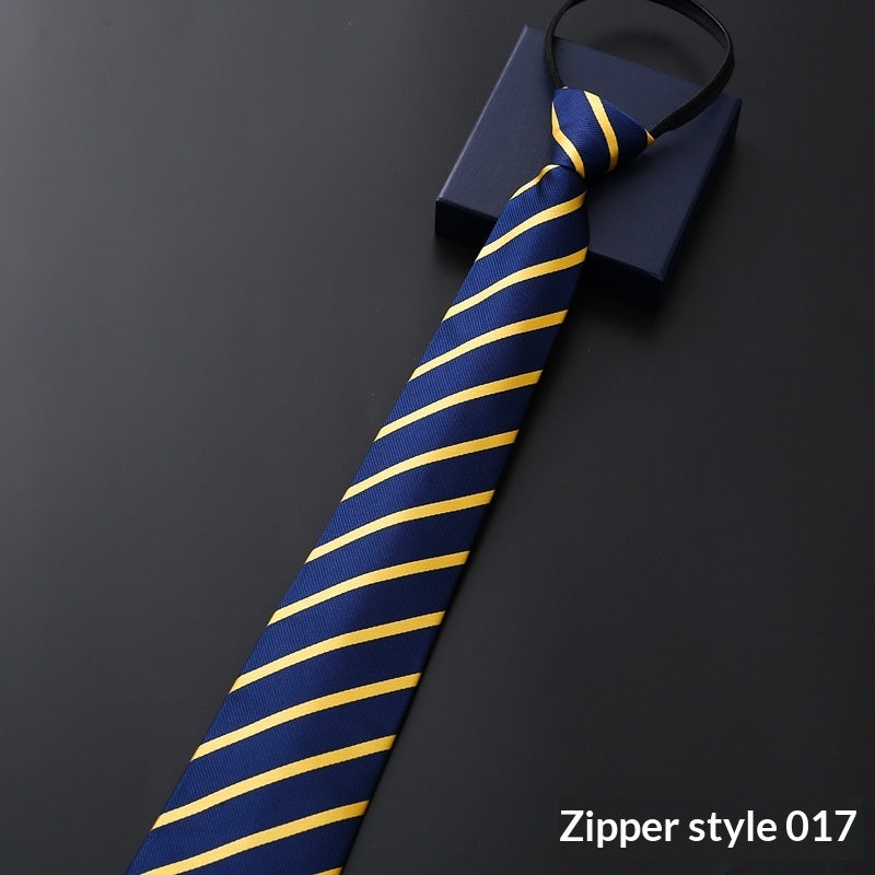 Mens Business Formal Zipper Ties