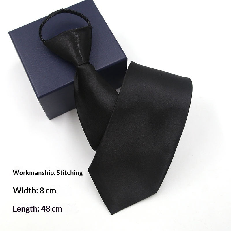 Mens Business Formal Zipper Ties